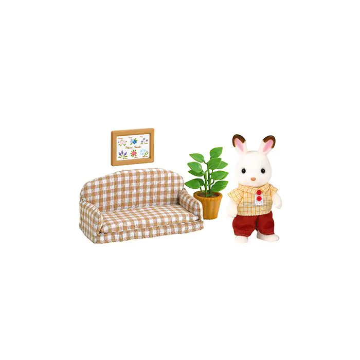 Sylvanian chocolate rabbit cheap father set