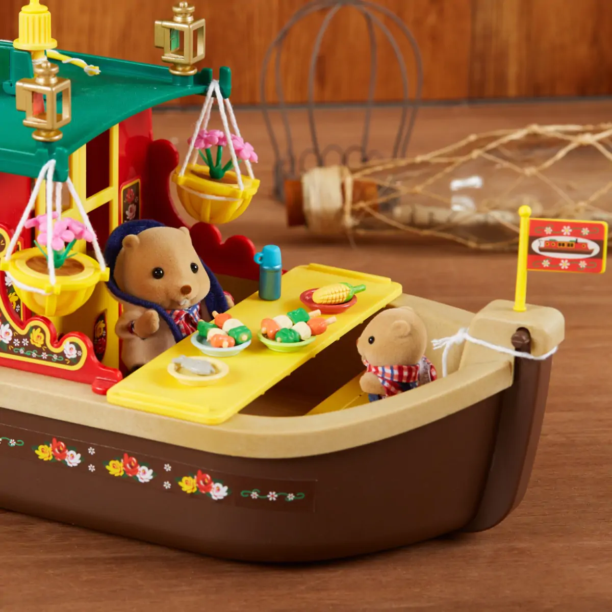 Sylvanian family sale canal boat